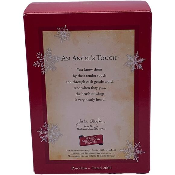 Hallmark Keepsake 2004 An Angel's Touch Collectible Christmas Ornament in Box - Picture 2 of 6